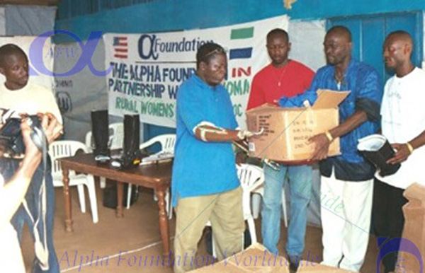 Amputee camp relief donation